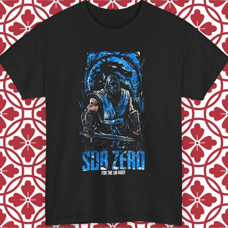 تي شيرت Mortal Kombat Sub Zero لهاتف Lin Kuei بجرافيك جميع المقاسات للجنسين