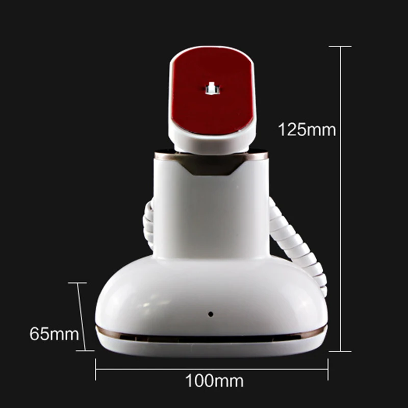 Soporte de exhibición antirrobo para tableta, soporte de alarma para teléfono móvil, soporte recargable para teléfono celular y tableta para Iphone Ipad (enchufe europeo)
