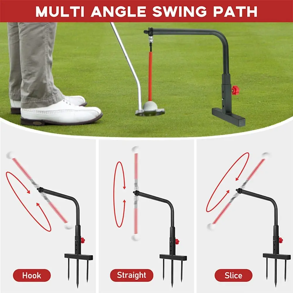 

Gesture Correction Golf Swing Trainer Practice Equipment Hybrids and Irons Golf Training Aids Skills Improvement Pure Path