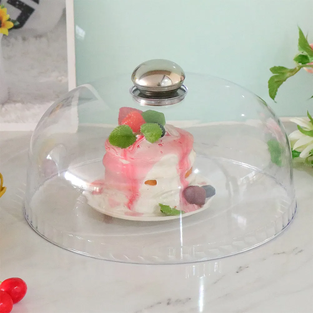 ケーキ用カバー2枚セット。軽量で、食品を蚊から守り、デザートを保護し、食品の鮮度を保つためのドーム型カバー。