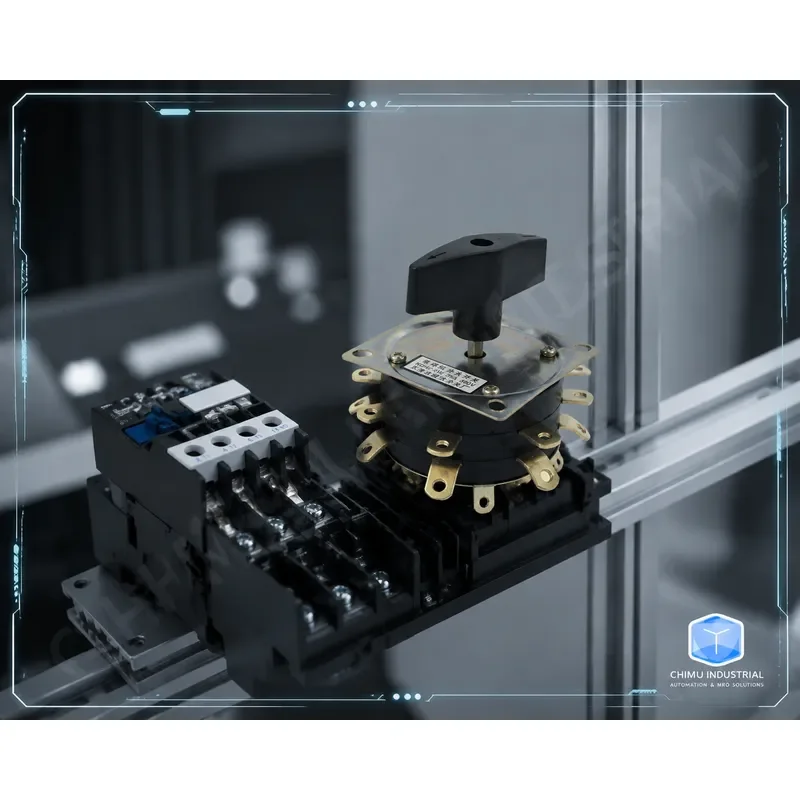 【CHIMU INDUSTRIAL】 KDH2-8W 25A 380V Welding Machine Split Switch Pure Copper 2 Layer 16 Feet Combined Transfer Switch Parts