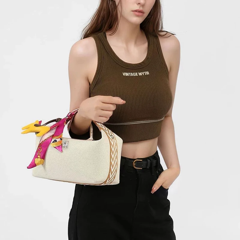 

Высококачественные холщовые женские маленькие сумки через плечо, модные маленькие модные сумки с ручкой для переноски, кошельки, сумки на плечо с орнаментом