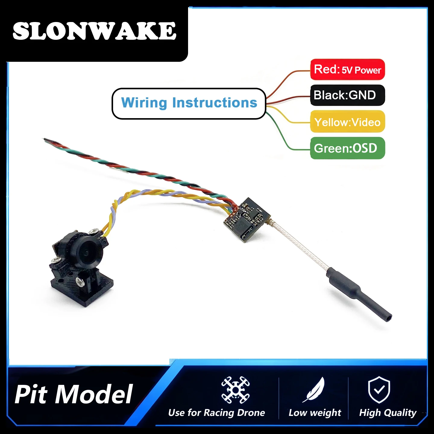 5.8G 48CH Dual Antennas FPV Go - Drone Racing Receiver recension och pris