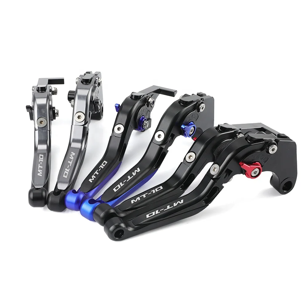 

Регулируемые складные рычаги тормоза и сцепления для мотоциклов, комплект рычагов управления на руль для MT-10, MT-10 SP, FZ-10, MT10, FZ10, MT 10