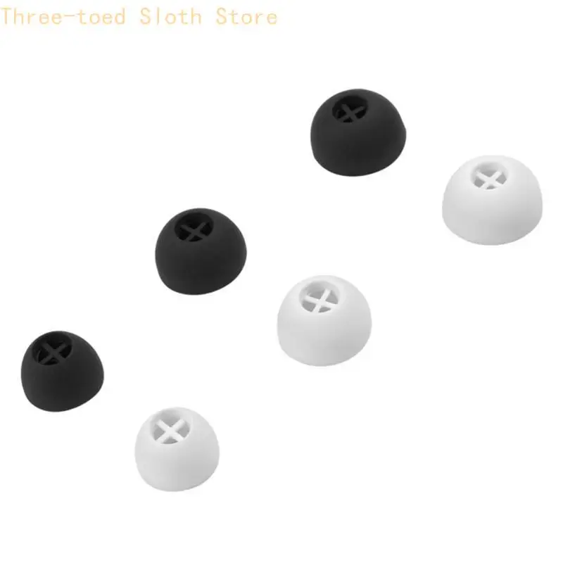 

Ear Tips Ear Cushions For Momentum 3 CX400bt/CX500bt Soft Silicone Ear Inserts Ear Tips Noise Blocking 3Pairs E74A