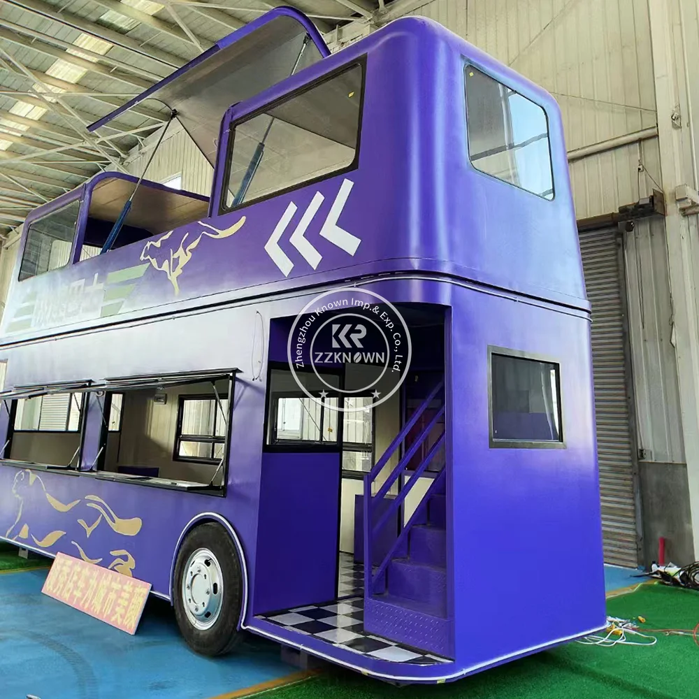 Crepe Mobile Solar Trailer, caminhões Fast Food, nova chegada, atacado, 2024