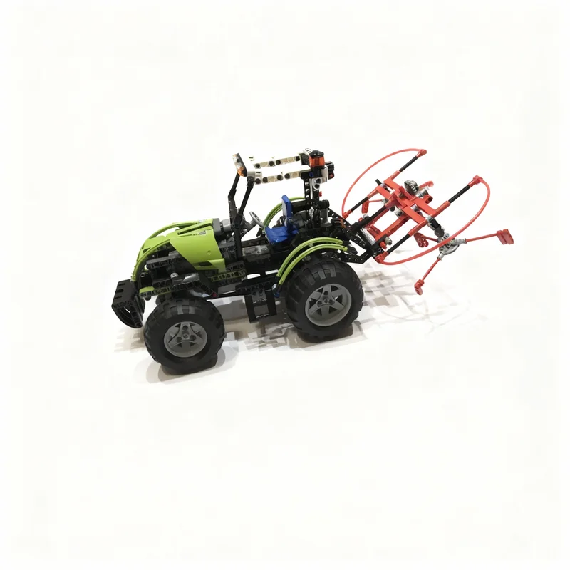 756pcs MOC Technical Tractor Hay Turner 8284 Model Building Blocks Christmas Gift Collection Art Education Creative Assemble