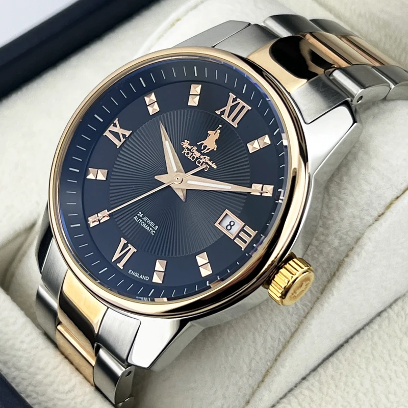 

Polo Club PL229 Automatic Mechanical Watch for Men Women Luxury Elegant Watches Mechanism Movement Men's Wristwatch Clock Male