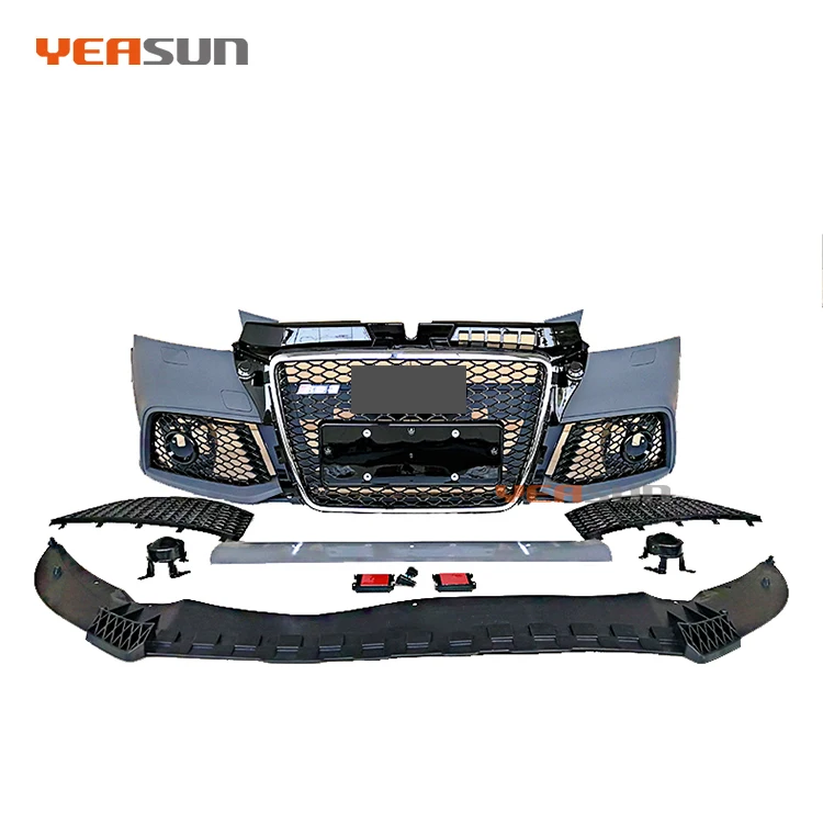 Front bumper racing style RS3 PP material body kit for audi A3 car bumper 2008 2009 2010 2011 2012