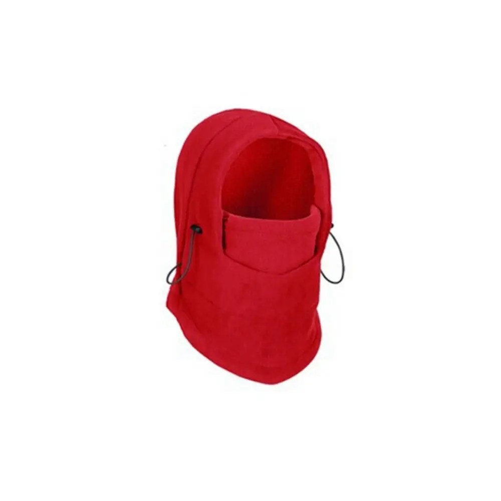 Ski Thickened Windproof Collar Hat Mask Bonnet Hat Outdoor Skullies Fleece Beanies Hat Hooded Hat Pullover Cap Women Winter Cap