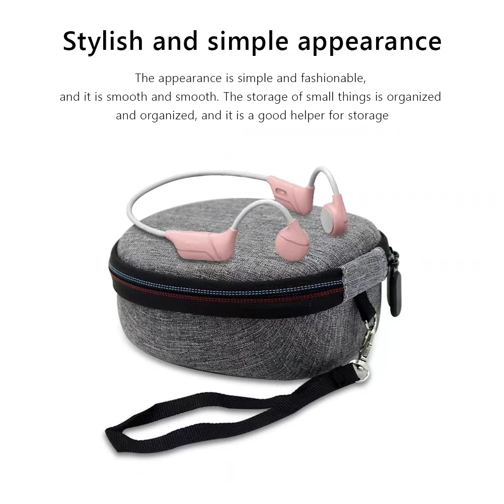กล่องหูฟังสำหรับ AfterShokz Aeropex AS800/OpenMove AS660/AS650 TREKZ AIR หูฟังบลูทูธเก็บกระเป๋าหูฟังพกพา