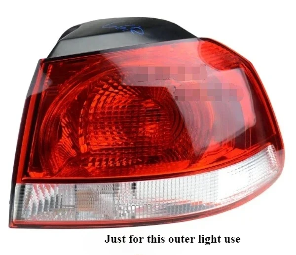 CAPQX  Outer For VW Golf6 Golf 6 Rear brake Light Circuit Board Circuit Board Taillight Bulb Base Taillamp bulb socket holder