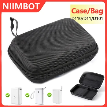Niimbot 미니 휴대용 프린터 포켓 라벨 열 프린터 케이스 가방, 보호 쉘 사용, D110 D11 D101 