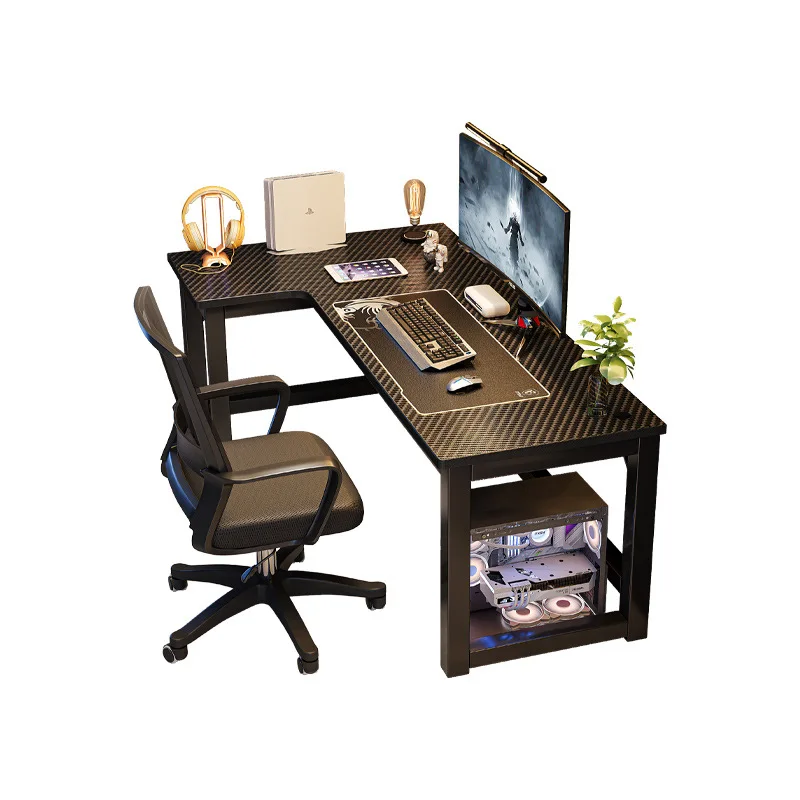 Gaming table Home desk Side by side L-shaped desk Worktable corner Table corner