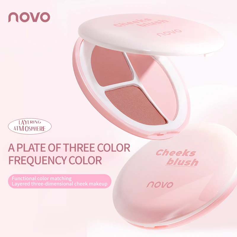 أحمر خدود الخد، يدوم طويلاً دون تلاشى، ظلال عيون، ملمس خفيف، لمسة ناعمة، سهل المزج، يعزز مكياج الوجه #2