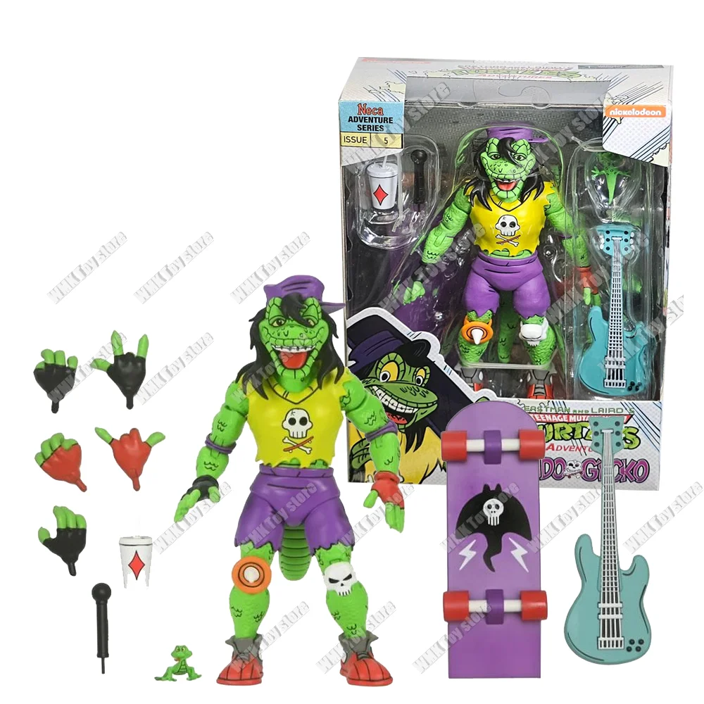 

Original NECA TMNT Mondo Gecko Ultimate 7" Action Figure Mondo Gecko Anime Model Collection Toys