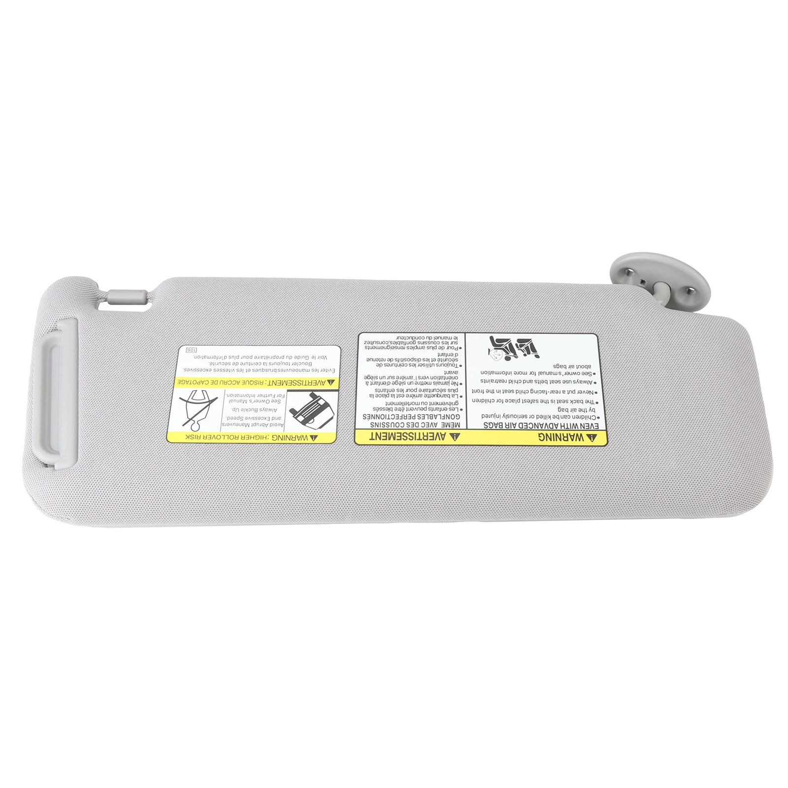Gray Right Left Sun Visor Driver  Passenger Side  With Makeup mirror For Toyota Prado 2010-2023 74310-35A91-B1 7431035A91B1