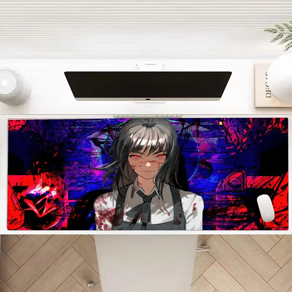 Yoru War Devil-chainsaw Man Mouse Pads Multiple Sizes Large Square Computer Office Game Table Mats Rubber Anti-slip Mousepads