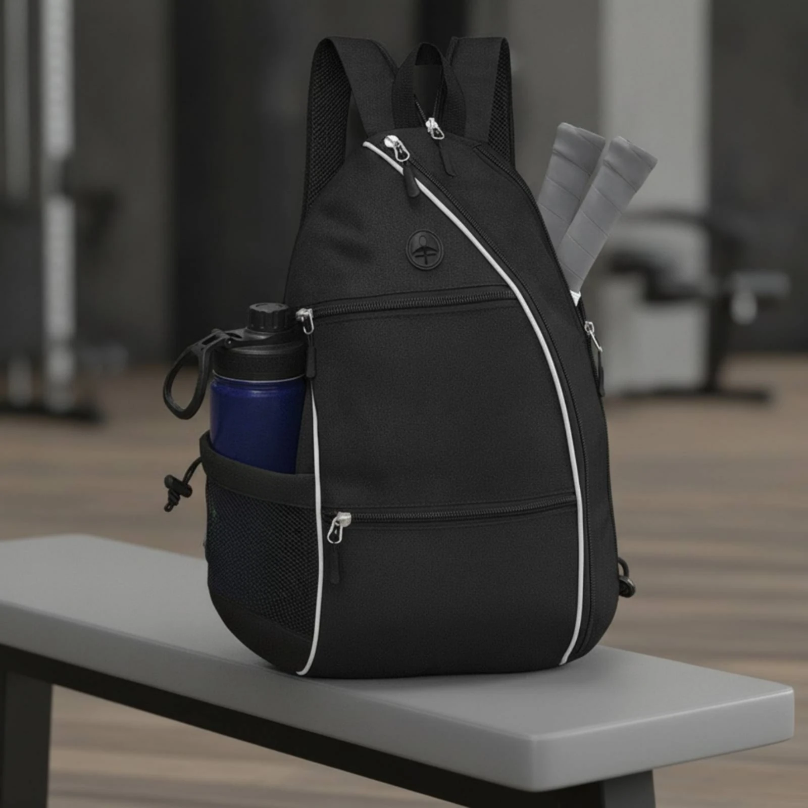 Pickleball Backpack Adjustable Pickleball Bag with Bottle Pocket Backpack with Shoulder Strap Spacious Bag with Pockets Roomy