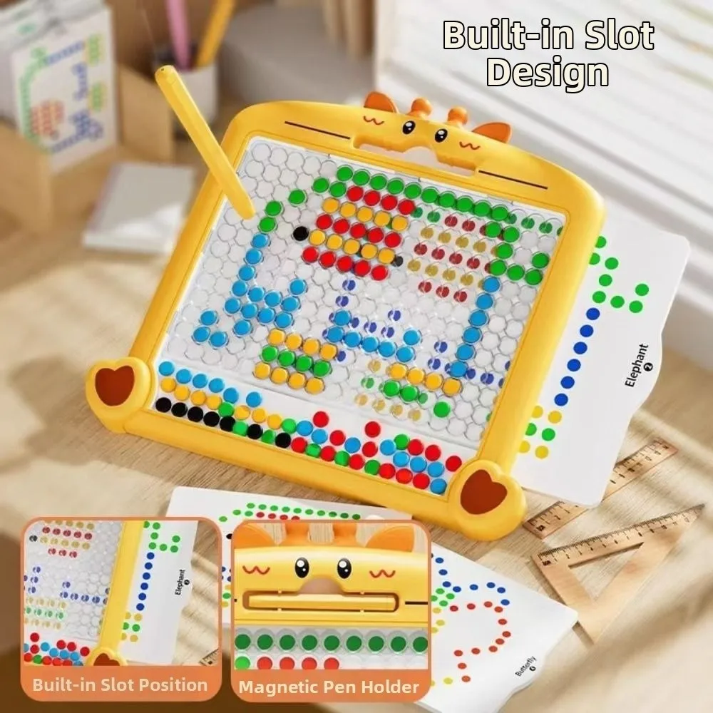 High Quality Cartoon Magnetic Drawing Board Portable Boost Development Skill Learning Reusable Drawing