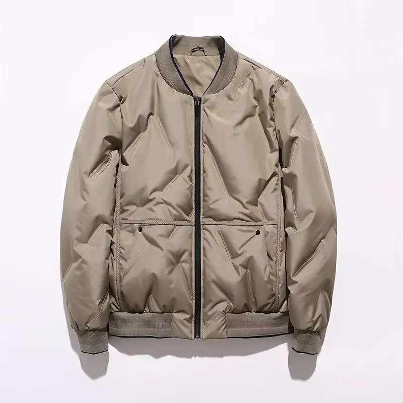 2025 남성 코트 면 재킷 신상 봄 가을 겨울 스타일 루즈핏 오버사이즈 작업복 야구 칼라 캐주얼웨어