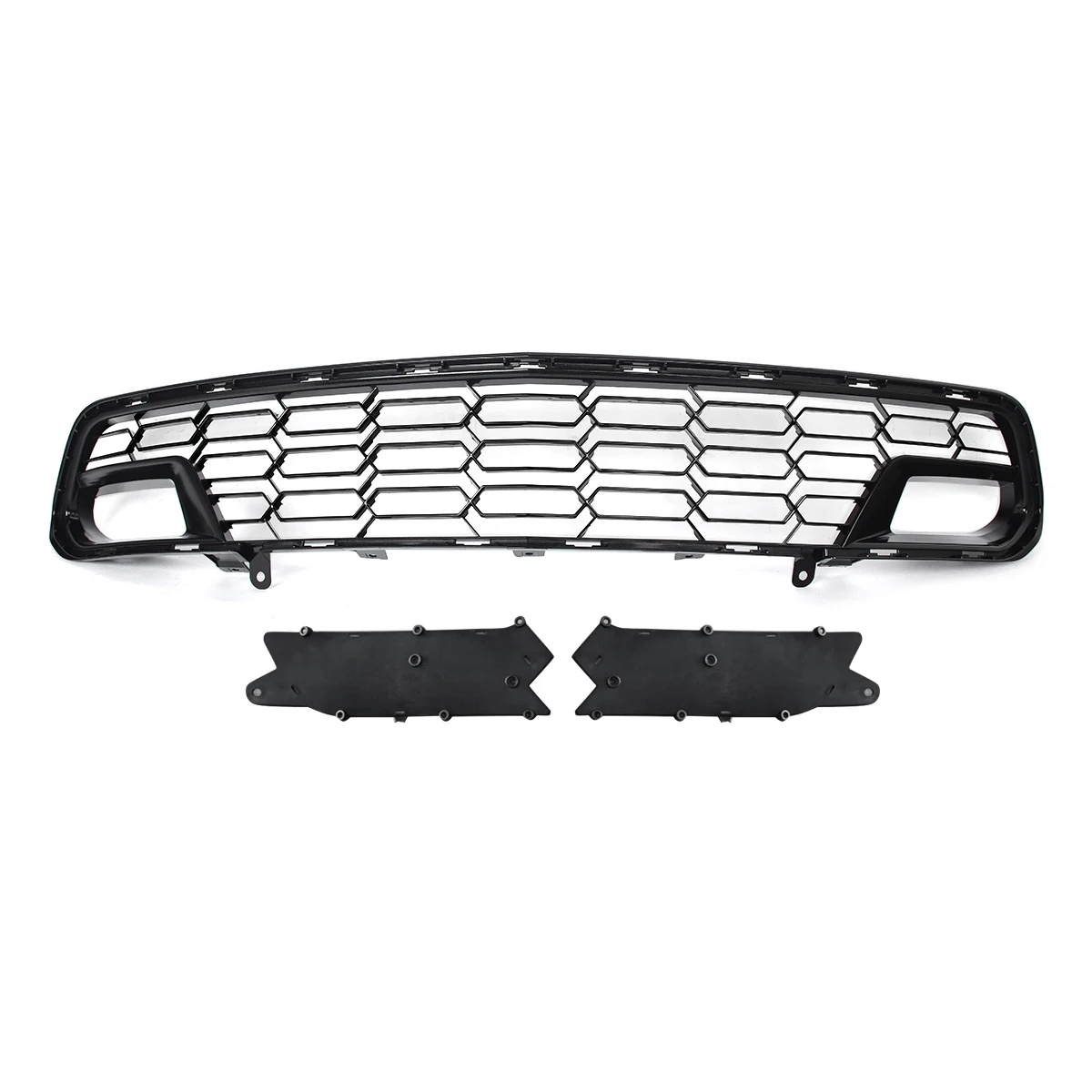 Car Front Bumper Upper Grille Modified Grill for Cheverolet Corvette C7 2014-2019 Carbon Flash Racing Grills without Camera Hole