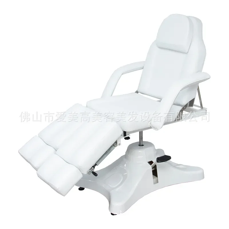 Hydraulic Beauty Bed for Salon Tattoo Massage Split Leg Design Adjustable Facial Treatment Table Multi Function Equipment