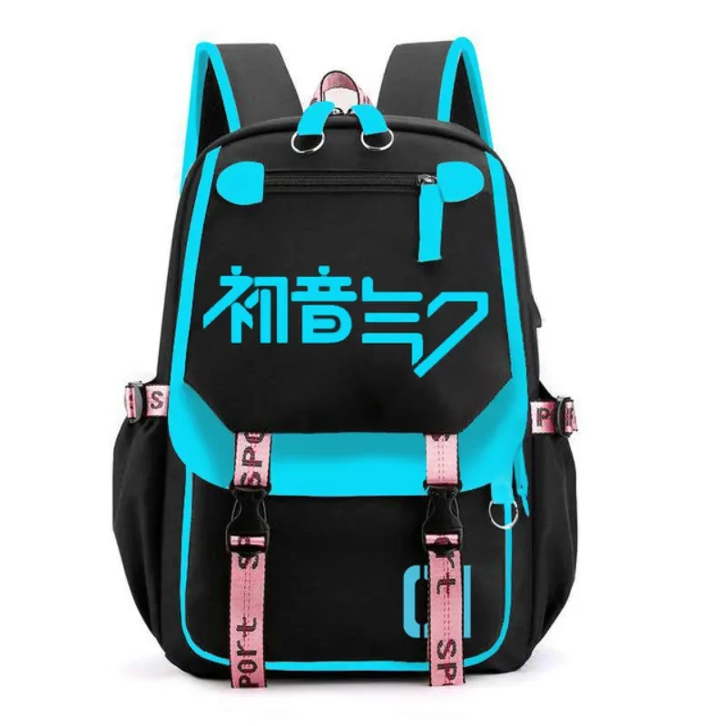 

Hatsune Miku Backpack Large Capacity School Bags Cartoon Anime Cute Student Backpack Outdoor Travel BagsTeenagers Birthday Gifts