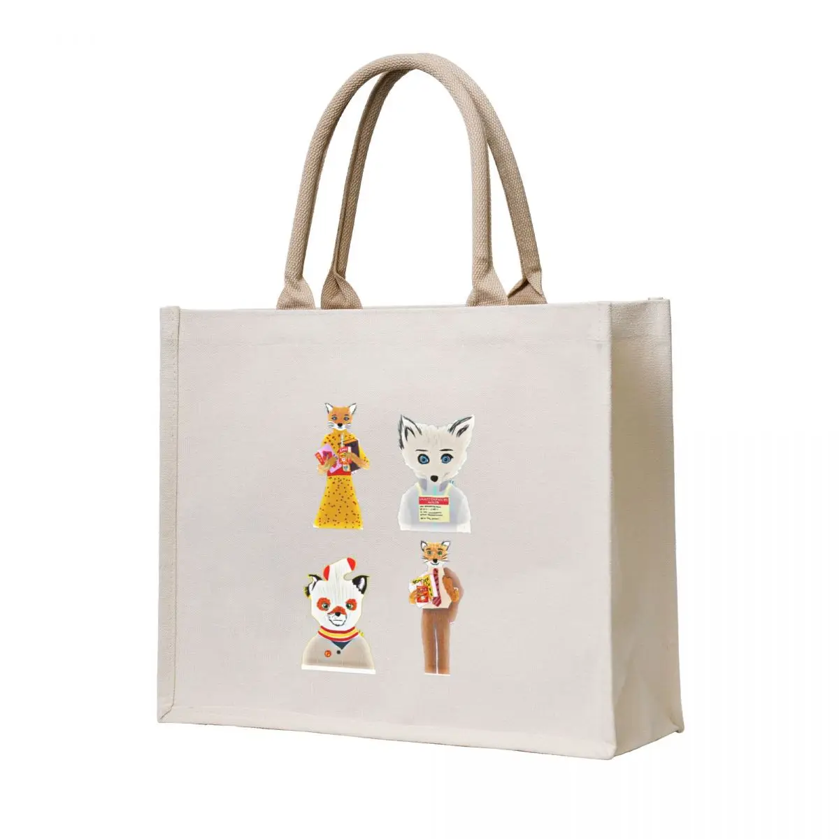 

mr fox stickers Tote Bag cute pouch bag female bag Women's tote