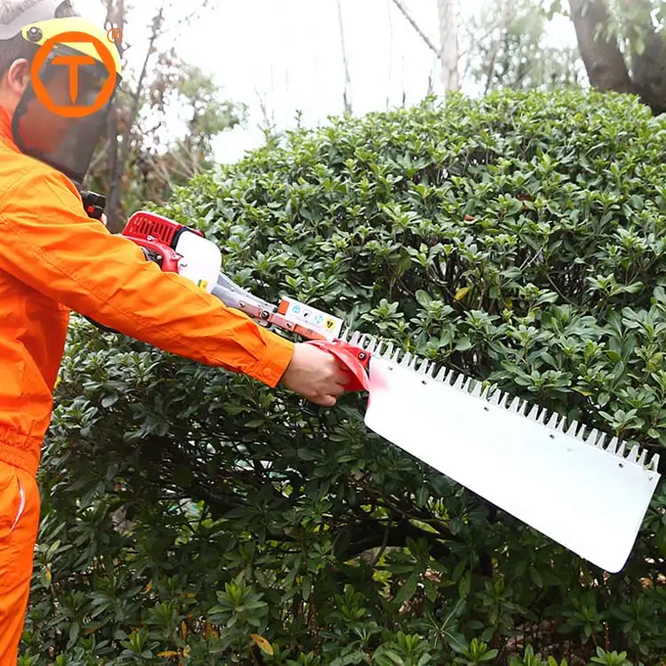 

Single Blade 2-stroke Gasoline Engine Hedge Trimmer Gardening Tool, Handheld, 23cc, Multi Scenario Use