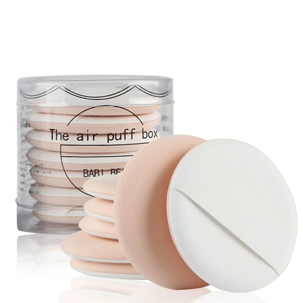 7Pcs/set Compact Powder Puff for Concealer/Air Cushion BB Cream Makeup Cosmetic Sponge