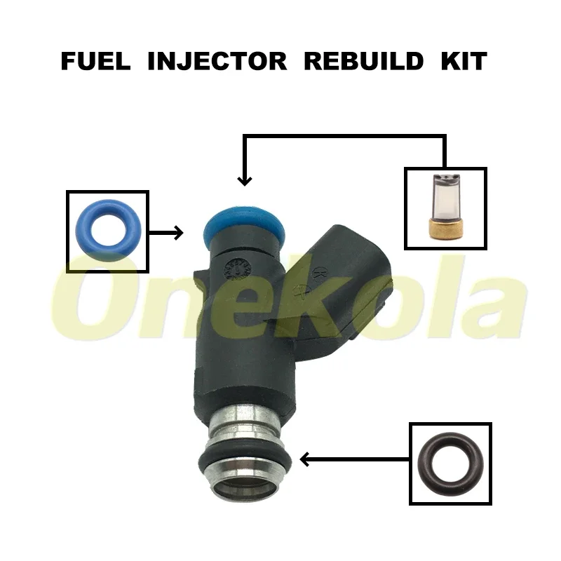 Fuel Injector Seal O-Ring Kit Seals Filters for CHANA Alsvin V5 OEM: 28152059 2815 2059