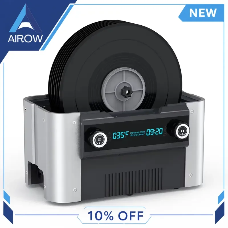 for CODYSON Ultrasonic Vinyl Record Cleaner 6L 7.5L Professional LP Washing Machine with Drying Function for Audiophile DJ