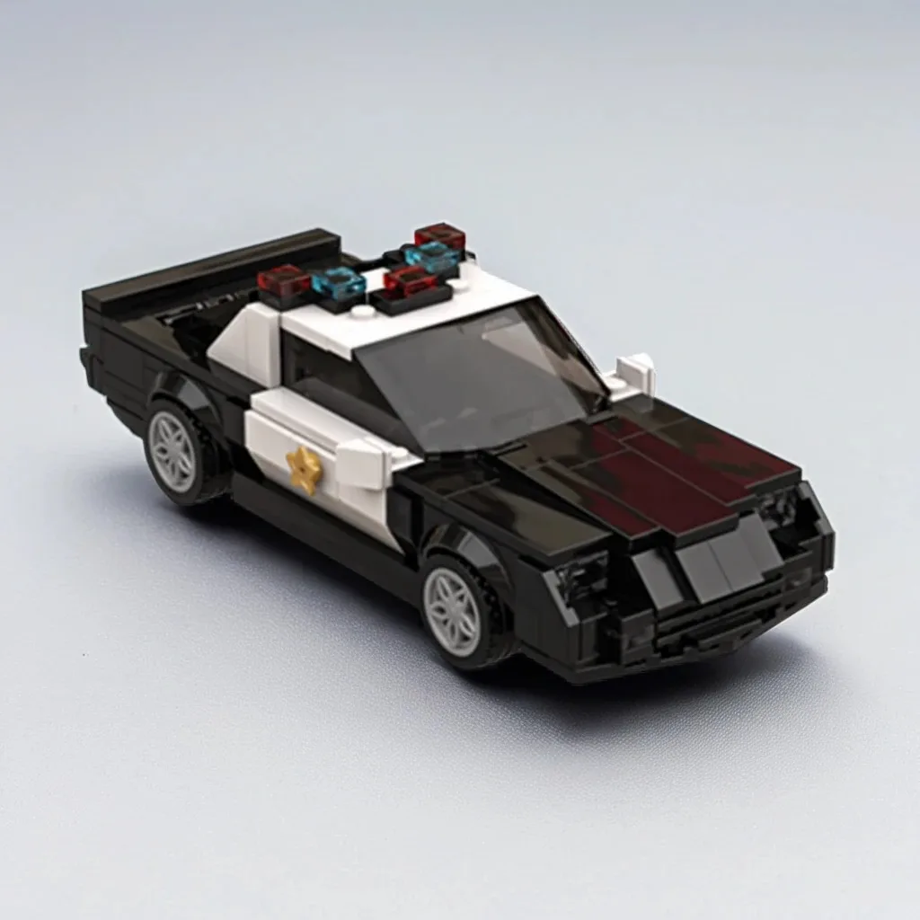 

358 шт. MOC 1992 Chevroletes Camaro CHP винтажный полицейский автомобиль DIY модель строительные блоки игрушки на день рождения подарок