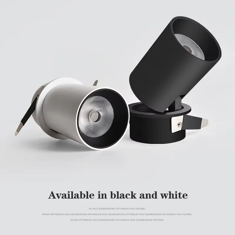 

Embedded Dimmable LED Spotlight Adjusted 10W15W20W Rotation 360° Downlight living room TV background Home busine ceiling lamps