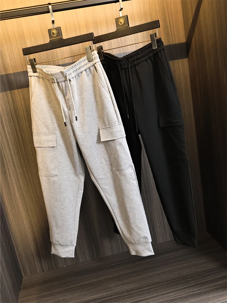 

Весенняя мода, мужская цветная 3D рабочая одежда, брюки, свободные длинные брюки, молодежные повседневные брюки, весенняя коллекция