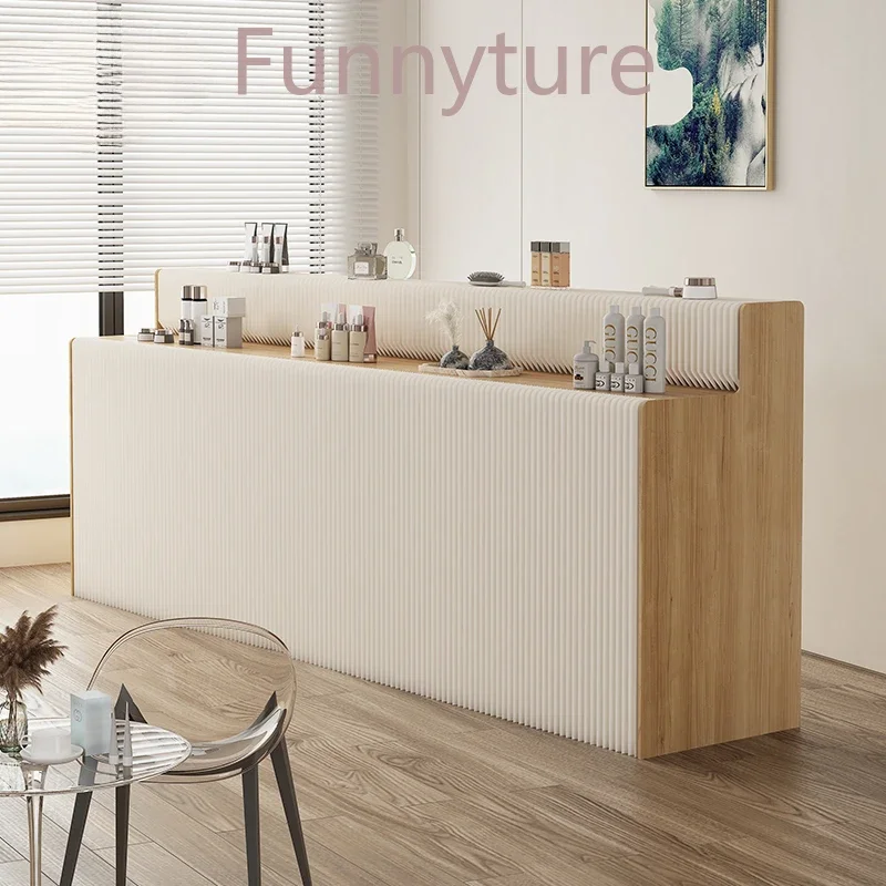 Vitrina de productos Muebles plegables Soporte Escalera de exposición Soporte de exhibición Gabinetes de sala de estar de papel y madera