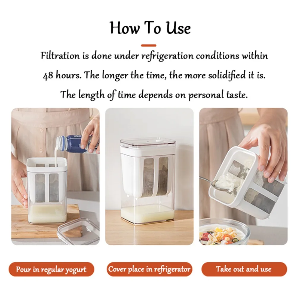 جديد مصفاة الزبادي تصفية صانع الزبادي اليوناني آلة استخراج الباردة فاصل مصل اللبن أدوات صنع كيس شبكي قابل لإعادة الاستخدام