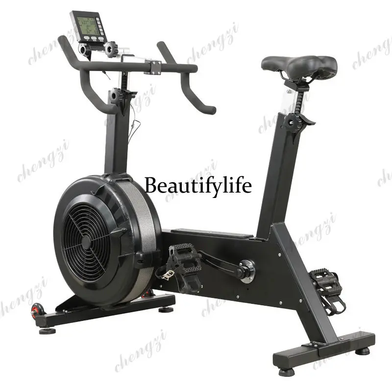 Wind resistance bicycle gym commercial, aerobic exercise spinning bicycle fitness equipment