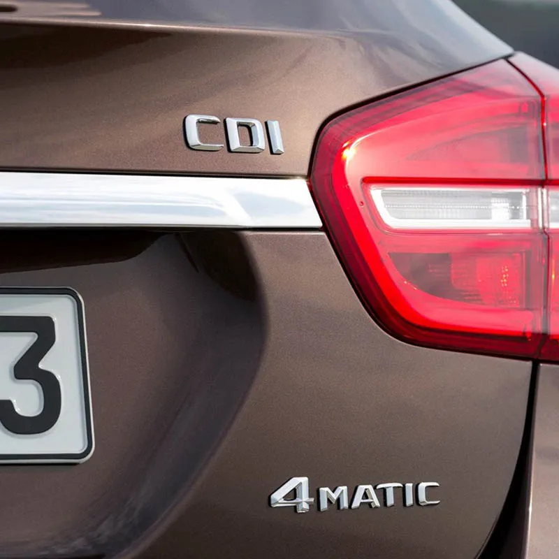 ملصق شارة بشعار CDI ، شعار ، 3D ABS ، أسود GL ، ML ، Car ، W204 ، A ، B ، C ، GLK ،