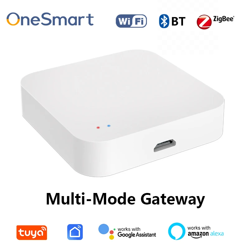 Tuya-Hub inalámbrico multimodo Zigbee BT, puerta de enlace, electrodomésticos inteligentes, control remoto, puente, compatible con Alexa y Google