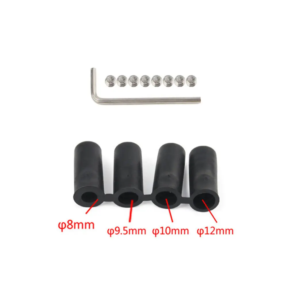 Universal Knob Limiter Base Aluminum Alloy Black Lightweight Portable Gear Lever Converter Auto Parts Gear Knob Adapter Thread