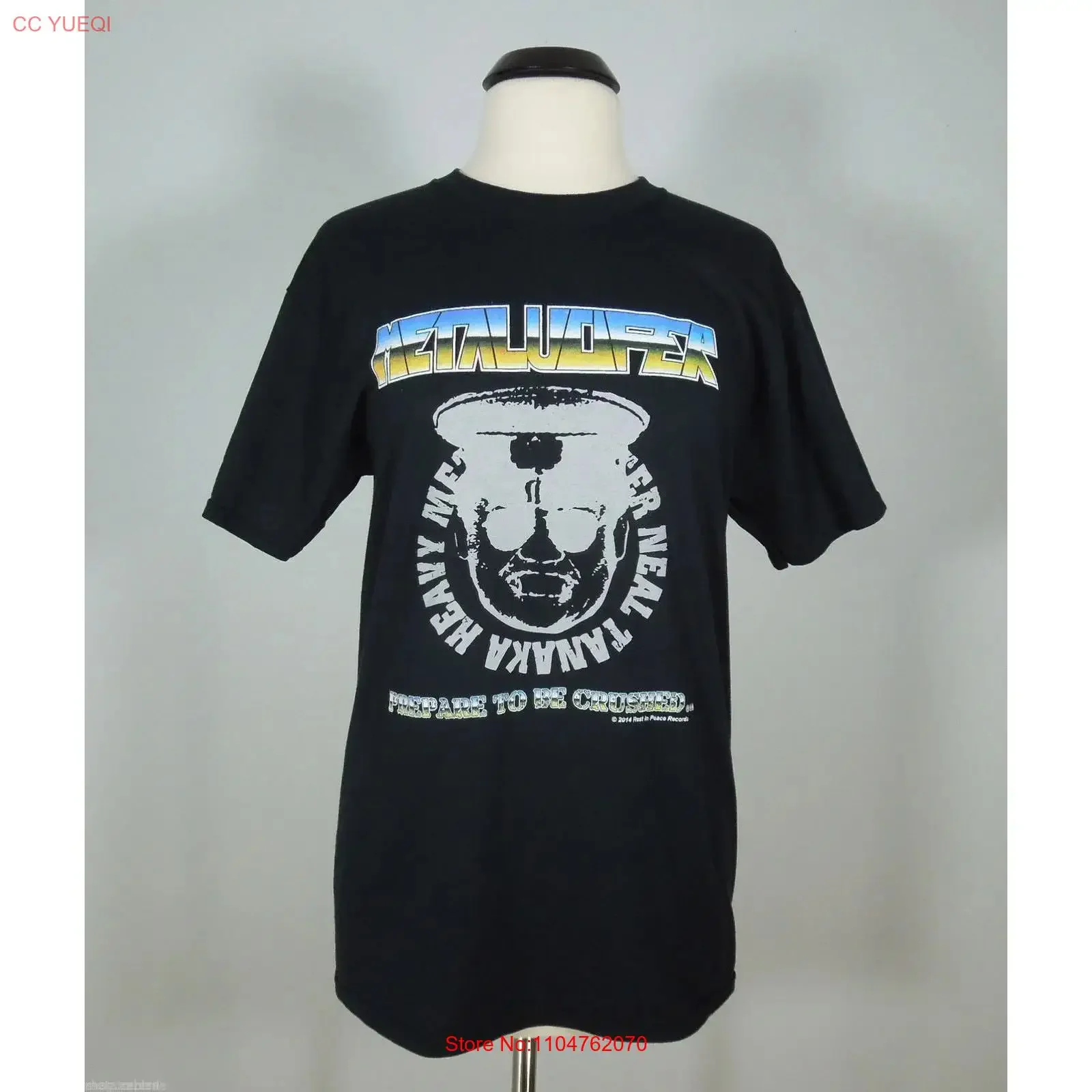 METALUCIFER Neal Metal Master Tanaka M MEDIUM Official T Shirt R I P Records vintage Washed Slightly Unisex Stylish Versatile