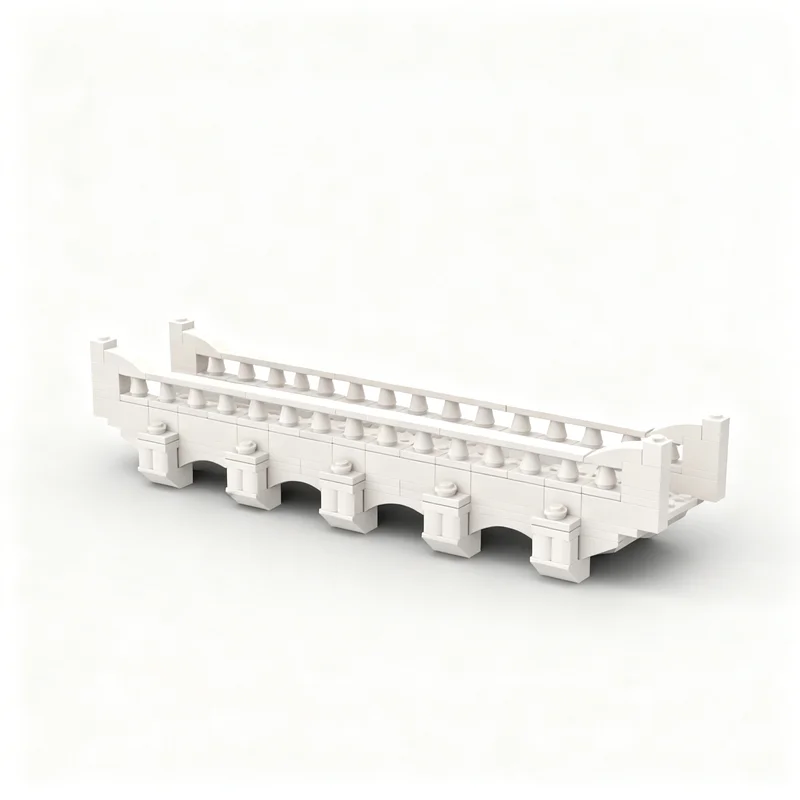 218-個-moc-中世の橋城モデルビルディングブロック建設玩具クリスマスギフト-diy-クリエイティブアイデア教育誕生日
