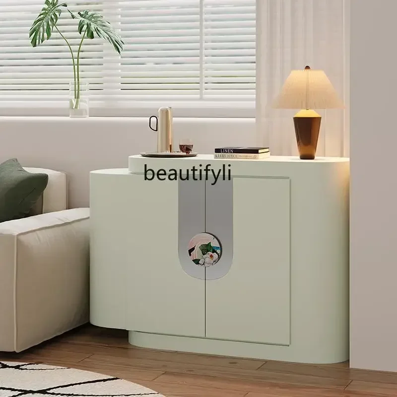 

zq1Side cabinet Modern simple living room Dining room Personalized model room Kitchen side locker