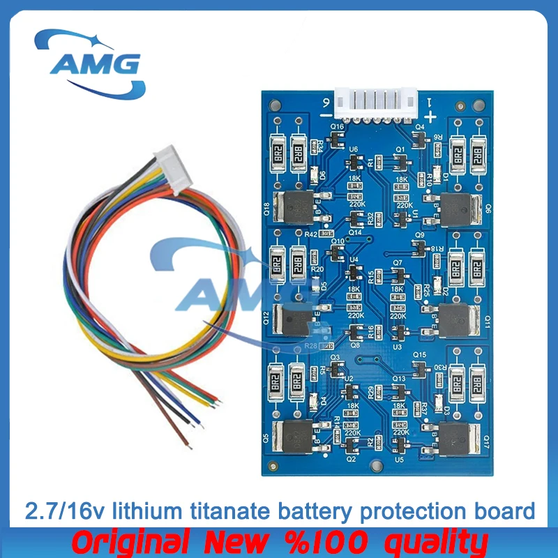 1PCS HY 2.7V/16V LTO 6S balancing board balancing circuit lithium titanate battery/super Farad capacitor protection board module