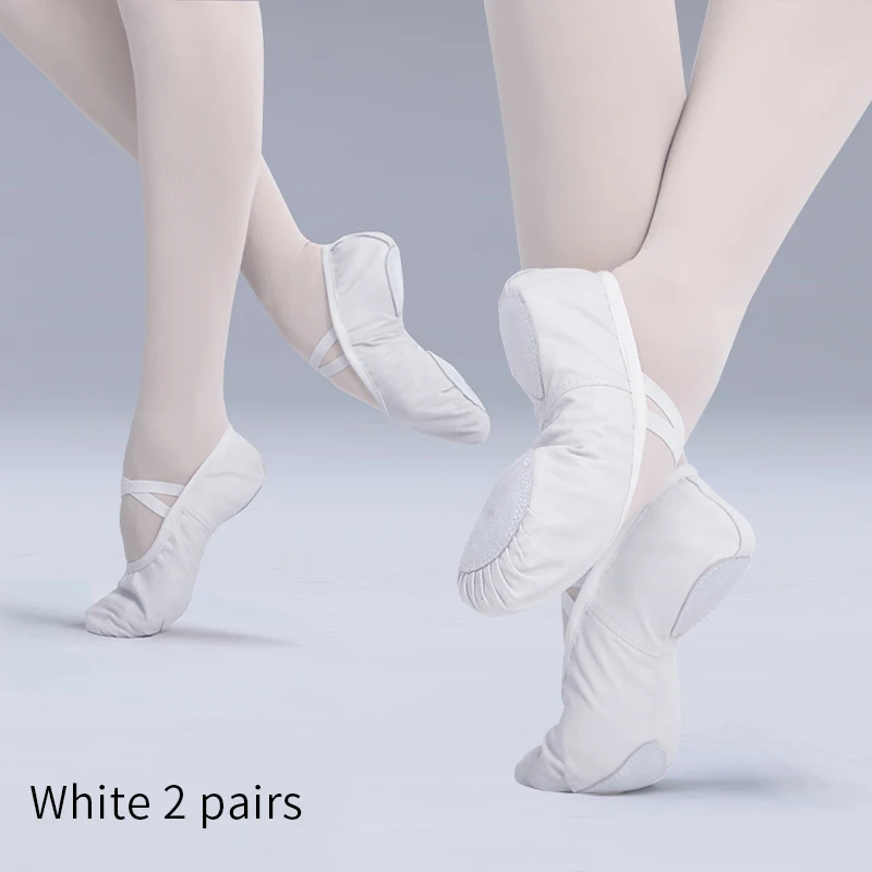 Zapatos de ballet para niñas, zapatos de baile baratos, zapatos de gimnasia de suela blanda, zapatillas específicas de ballet con cordón para mujeres