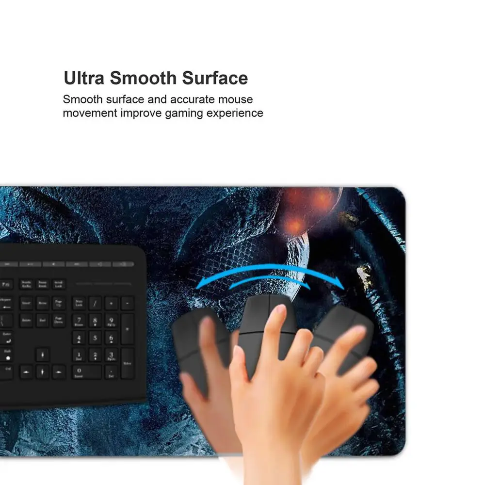 Kleine muismat Predator Warrior patroon Alien Monster bedrukte muismat matten laptop computer bureaumatten voor speler