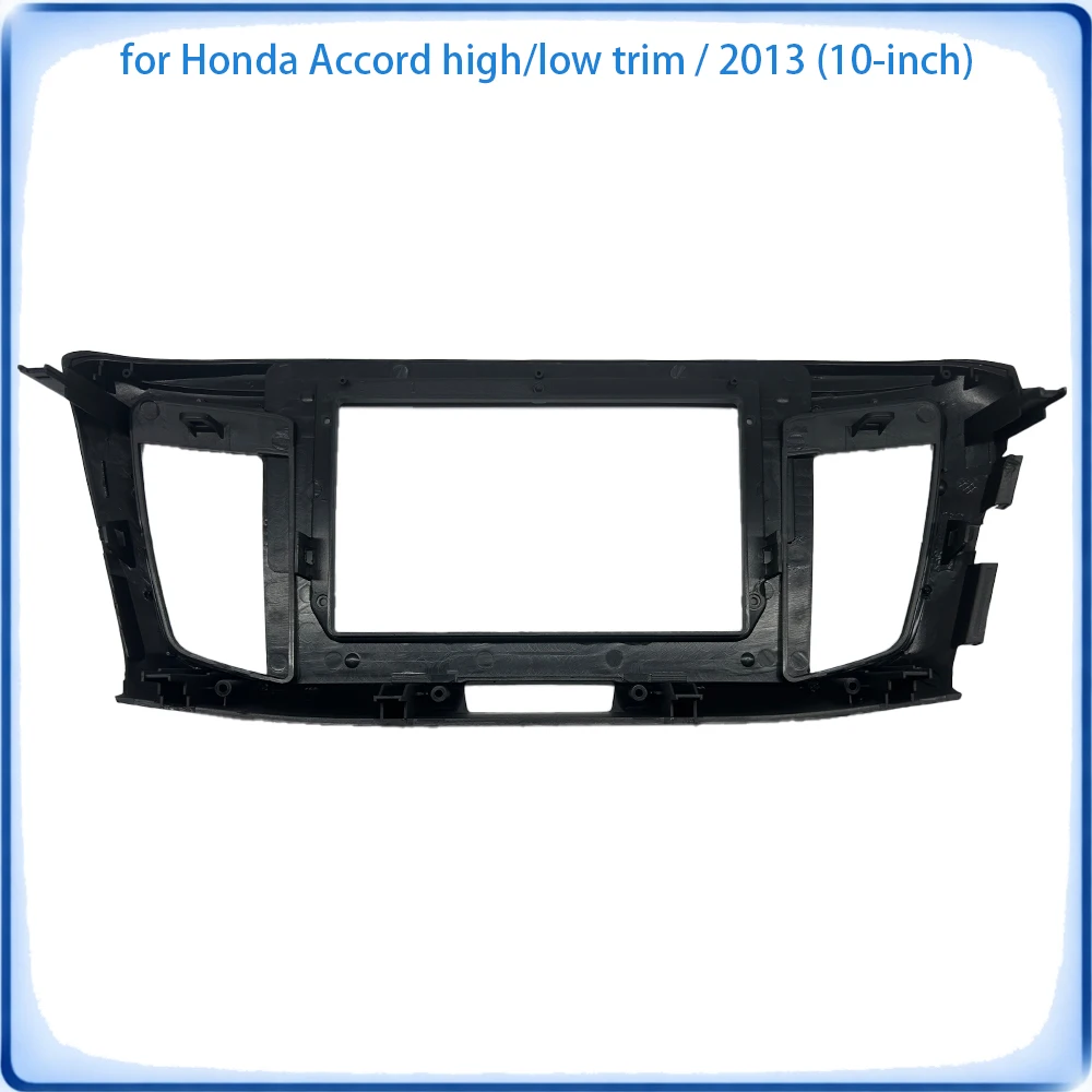 Car Radio Fascia Frame For Honda Accord 9th Gen High/Low Trim 2013 10 inch LHD/RHD With Canbus & Wiring Harness Car Accessories