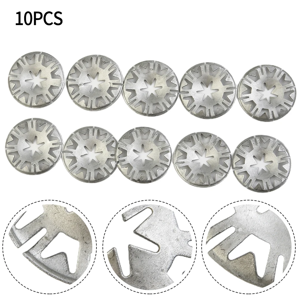 10 Pcs For FORD Undertray Exhaust Heat Shield Metal Spring Washer Fixing Clip Nut Car Repair And Replacement Accessory Parts